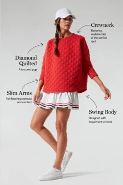 Red Ally Swing Sweatshirt 11 Red Ally Swing Sweatshirt -Outfit And Shoe Sales Store gLZm2KAS93ogHlHl7ZhETSHk99l8Okov 1