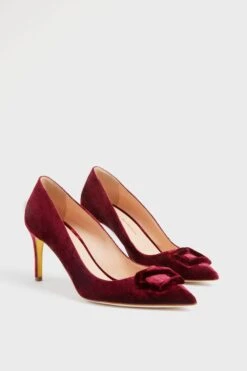 Bordeaux Velvet New Nada Heels -Outfit And Shoe Sales Store gPPj492yaoYcnywqIlkmqswOV8q0iPbm 1