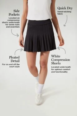 Black And White 15 Inch Williams Tennis Skirt -Outfit And Shoe Sales Store glHJRzbfo6L0sFzjpPxHrbcPwplQeBPj 1