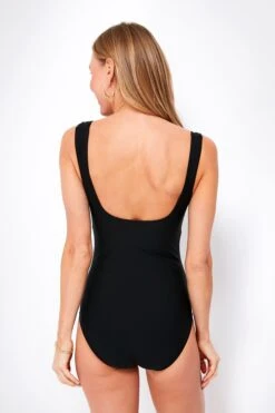 Black Sculpting Square Neck One Piece -Outfit And Shoe Sales Store gvqxLcchfbzqwubXuxv8SWTJdF0JUaIL 1