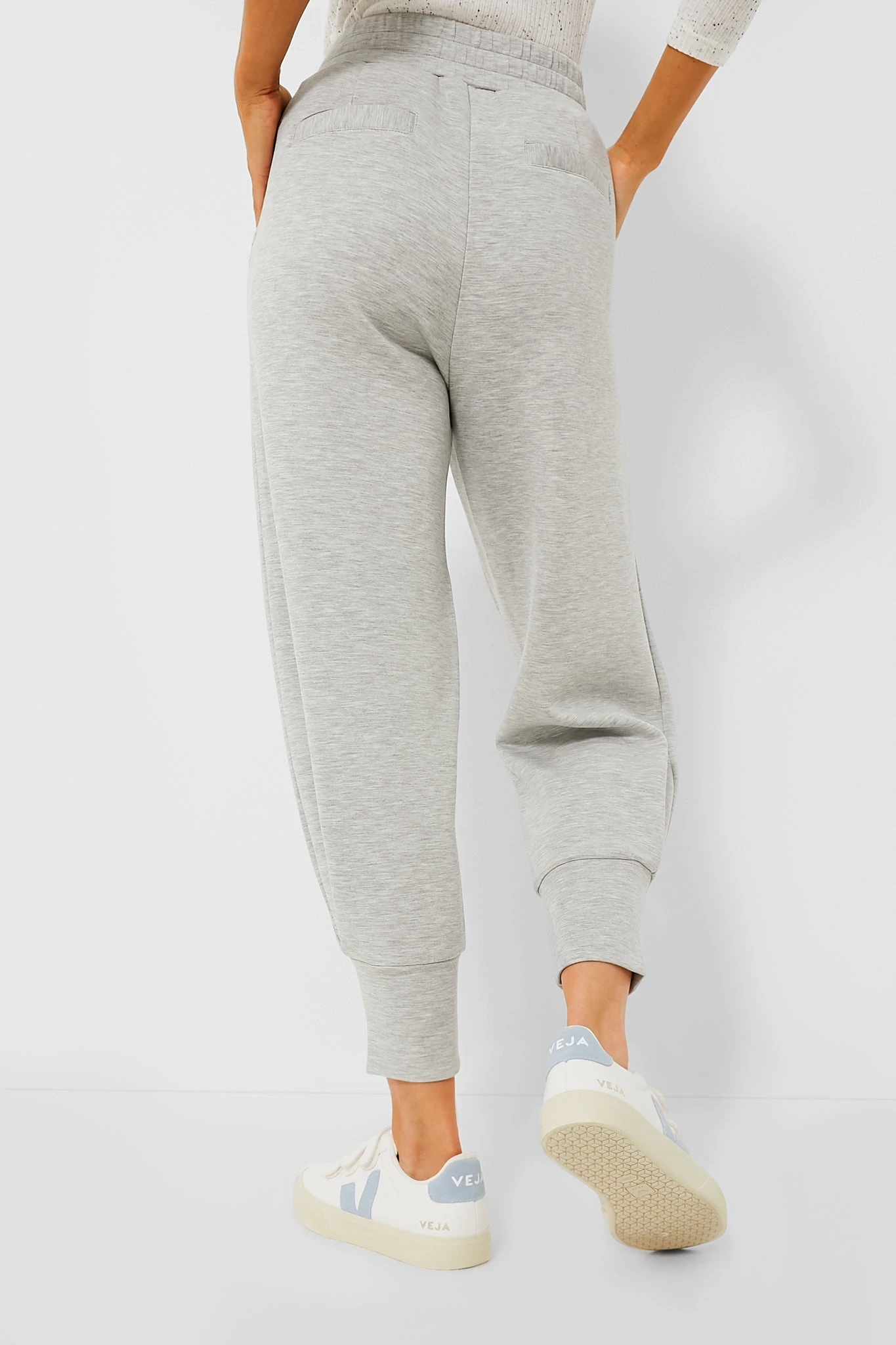 Varley Grey Marl The Relaxed Pant 25 4 Varley Grey Marl The Relaxed Pant 25 - Image 4