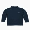 Navy Roll Neck Sweater