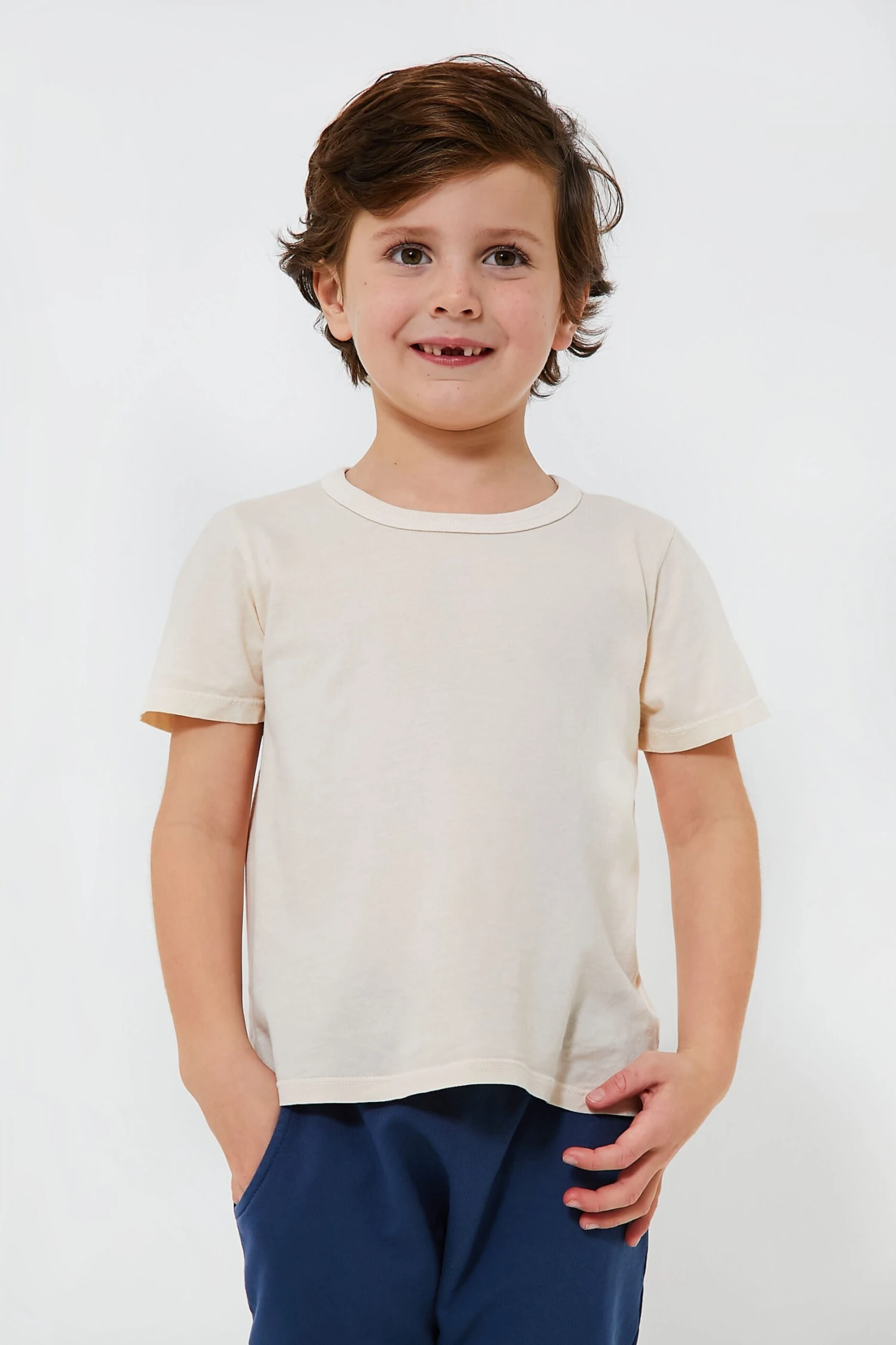 Natural Boxy Tee 1 Natural Boxy Tee