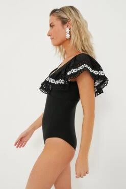 Black Katya Embroidered One Piece -Outfit And Shoe Sales Store hcSASN0llzZ2DonoY1zZtiCAwgYfFHvQ 1