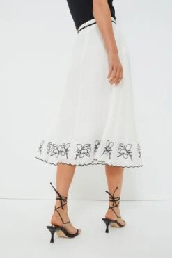 Alba Black Grace Silk Linen Midi Skirt -Outfit And Shoe Sales Store hh2CHMBLuR9aD1RPDMbTKVdjT07c2049 1