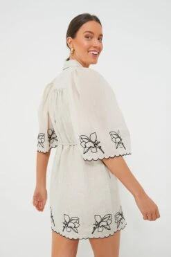 Flax Black Hattie Linen Embroidered Mini Smocked Shirt Dress 8 Flax Black Hattie Linen Embroidered Mini Smocked Shirt Dress -Outfit And Shoe Sales Store hqUSUkGHOAoPIzK80AtMiBx2dKNk8giR 1