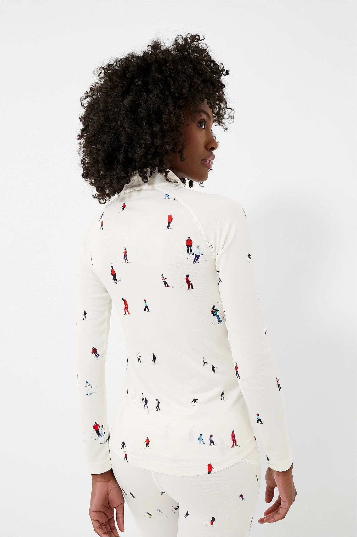 Dede Ski Print Thermal Half Zip 6 Dede Ski Print Thermal Half Zip - Image 6