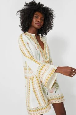 Off White And Mustard Tess Short Dress -Outfit And Shoe Sales Store hzQuHzkH3hogK2ira1RI2Hv8ILvaqrwH 1