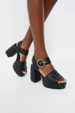 See By Chloé Black Jodie Quilted Heels -Outfit And Shoe Sales Store iGQCCYudvbd8IHhC7qLPcmUiKnBv0408 1
