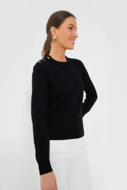 Ganni Black Cashmere Mix O-Neck Pullover -Outfit And Shoe Sales Store iZbY165DAd8dQxEqdszsoMqTb7rmyVYa 1
