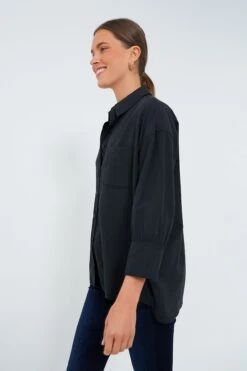 Black Adair Boyfriend Shirt -Outfit And Shoe Sales Store ikGIGX53EPa84f4GKxGsMif84XgfEZHE 1