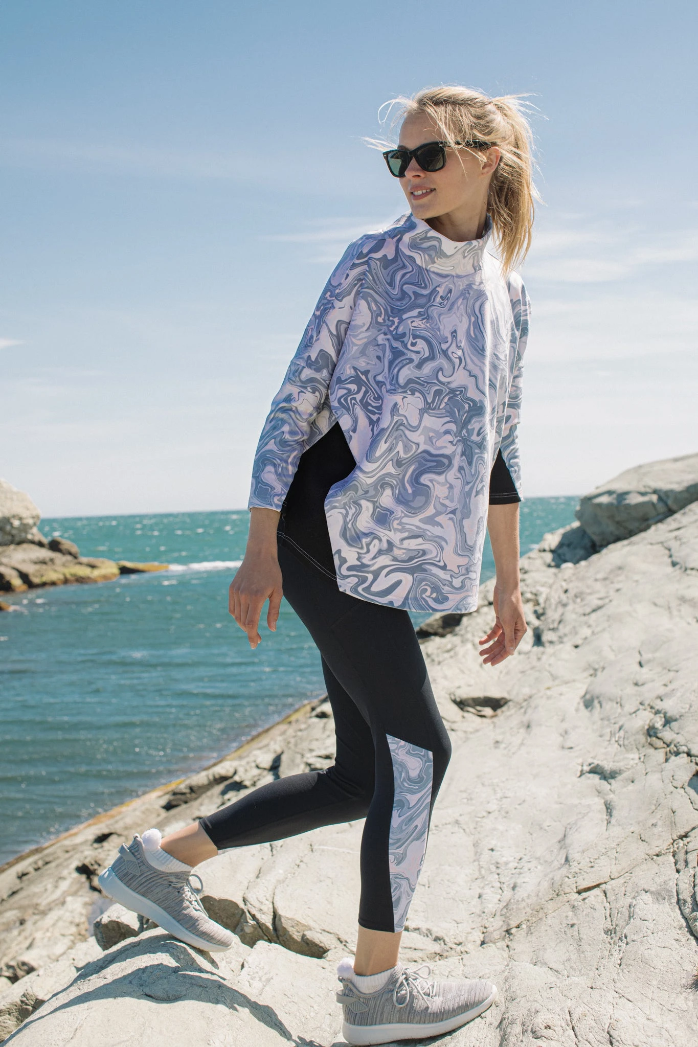 Hazy Marble Ally Swing Sweatshirt 7 Hazy Marble Ally Swing Sweatshirt - Image 7