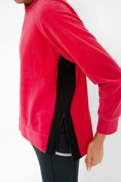 Hot Pink Velour Maggie Pullover -Outfit And Shoe Sales Store ipSecMxJFaEIguhCEiV9FDNQi9CVWqWr 1