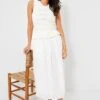Cream Heather Crochet Dress