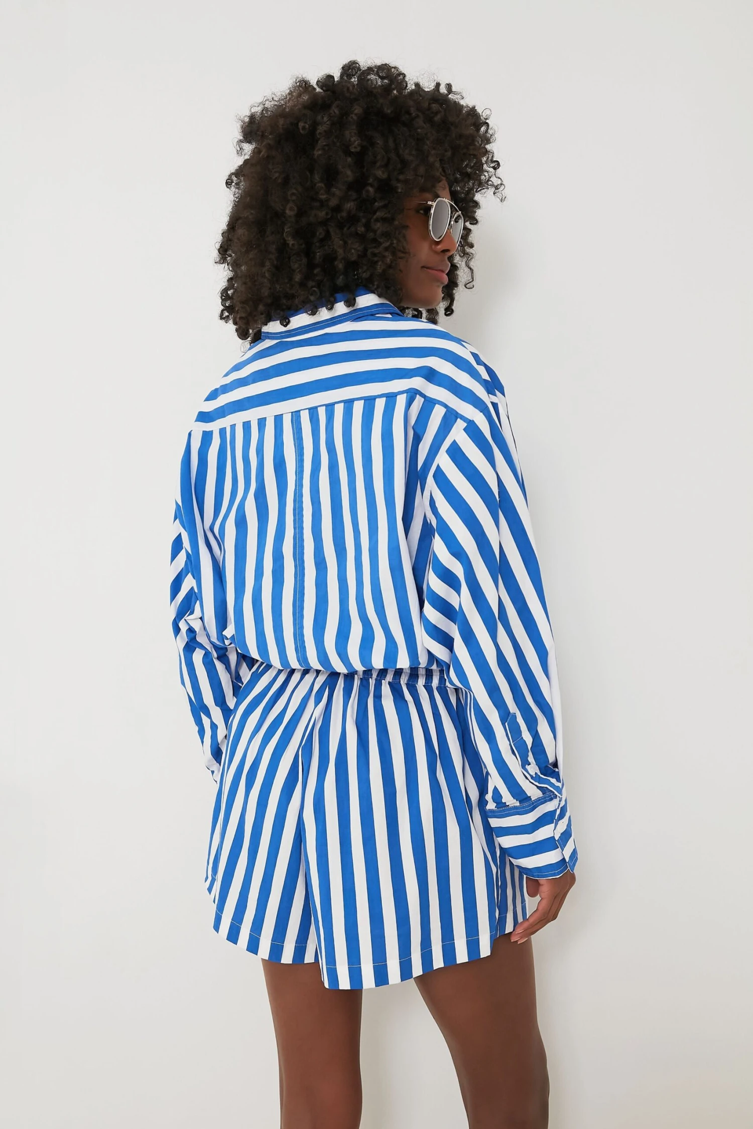 Bayou Stripe Cobalt Isole Playsuit 4 Bayou Stripe Cobalt Isole Playsuit - Image 4
