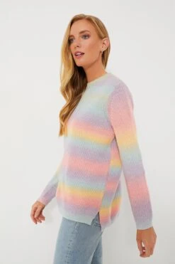 Rainbow Candy Crewneck Sweater -Outfit And Shoe Sales Store jBZ78G9R0QfhUSqtrupHzvaGo602nvbv 1