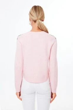Pink Floral Embroidered Lilah Sweater -Outfit And Shoe Sales Store jGsyESumhBWFeBjKTBLWZ3fg3OVKMCLS 1