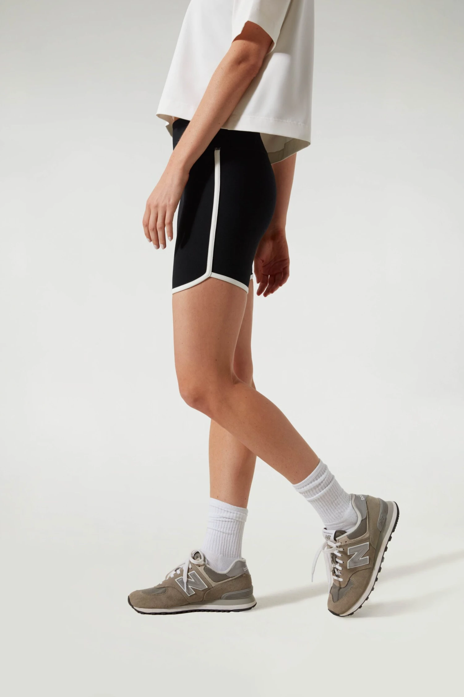 Black Piped Cathy Bike Short 5 Black Piped Cathy Bike Short - Image 5