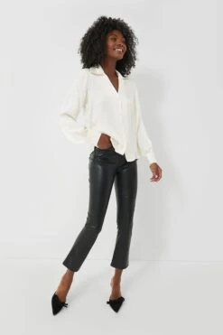 Veronica Beard Black Carly Vegan Leather Kick Flare -Outfit And Shoe Sales Store jf7AvsxWRrTMVU8v5YQF2RewP7B0YgW9 1