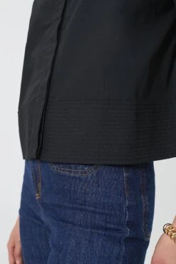 Black Trapunto Stitch Sofia Shirt -Outfit And Shoe Sales Store jf7RqX5brM5HZcULir7bu2IDjuxDcCCi 1