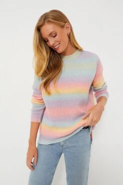 Rainbow Candy Crewneck Sweater -Outfit And Shoe Sales Store k3Dq94fJAosqnh8owBgEtAynoPCn8dO4 1