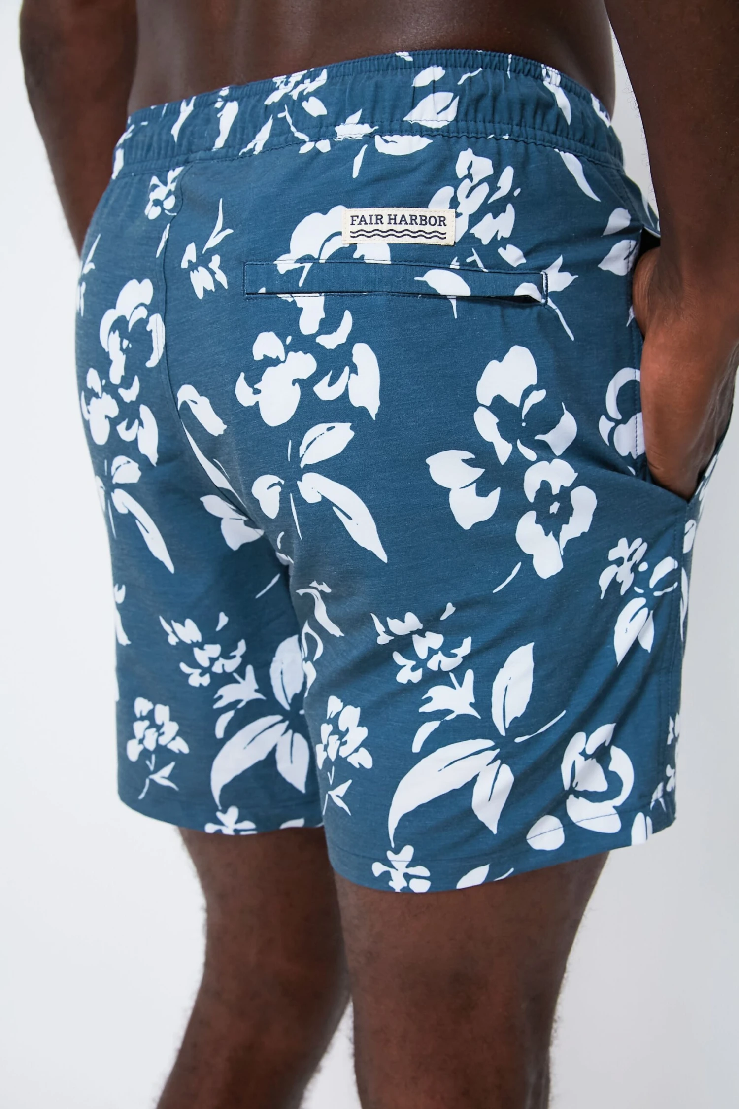 Navy Floral Bayberry Trunks 4 Navy Floral Bayberry Trunks - Image 4