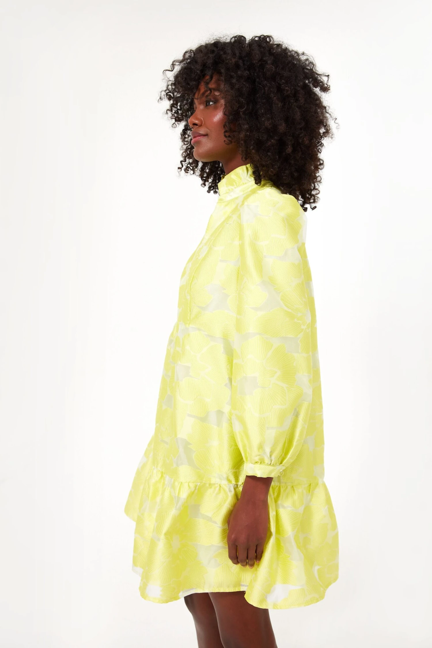 Citron Fil Coupe Palmerston Dress 3 Citron Fil Coupe Palmerston Dress - Image 3