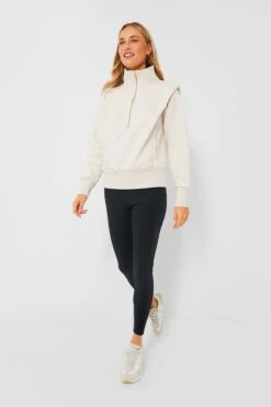 Varley Birch Marl Darah Half Zip Sweat -Outfit And Shoe Sales Store lGbhs74n3WzGnwaiCOq9lZaj9fU0cSdK 1