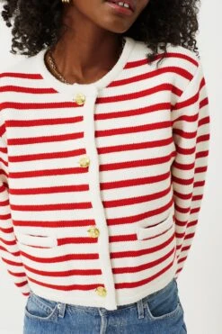 Red & Cream Stripe Annie Structured Cardigan 10 Red & Cream Stripe Annie Structured Cardigan -Outfit And Shoe Sales Store lU5WDMiW9jgjnJzbIpI6i9stWCWp23pi 1