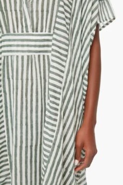 Moss Stripe Emerson Short Caftan 9 Moss Stripe Emerson Short Caftan -Outfit And Shoe Sales Store lXtcxmZhaPxH1iB19fPeftb3Qc52sPea 1
