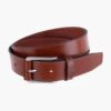 Tan Wyatt 34mm Genuine Leather Casual Jean Belt