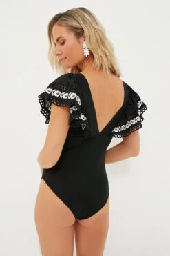 Black Katya Embroidered One Piece -Outfit And Shoe Sales Store lxBVtNnDTpRwB7ZPSI6pCse7ARczTM0v 1