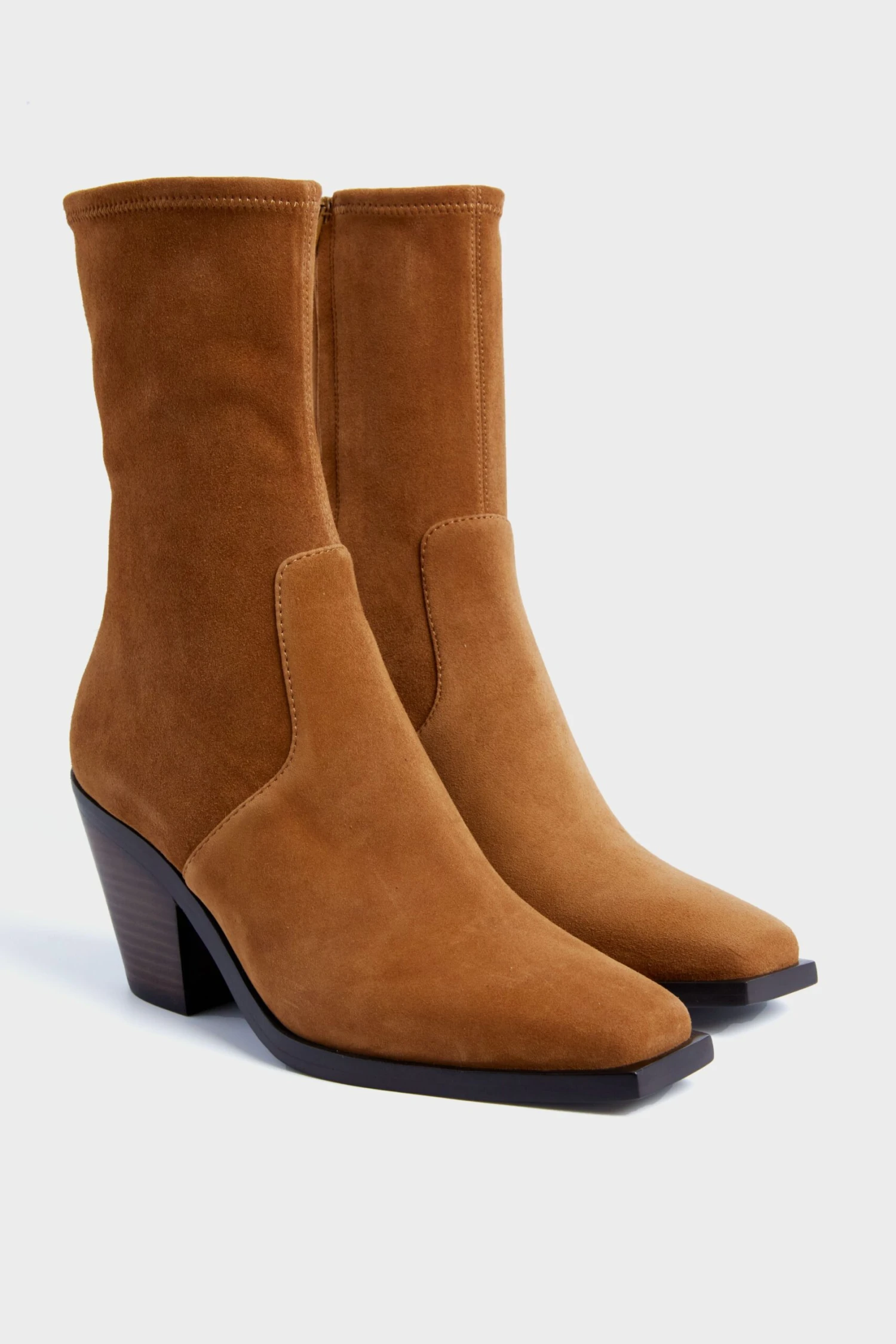 Loeffler Randall Cacao Stretch Suede Reese Boots 4 Loeffler Randall Cacao Stretch Suede Reese Boots - Image 4