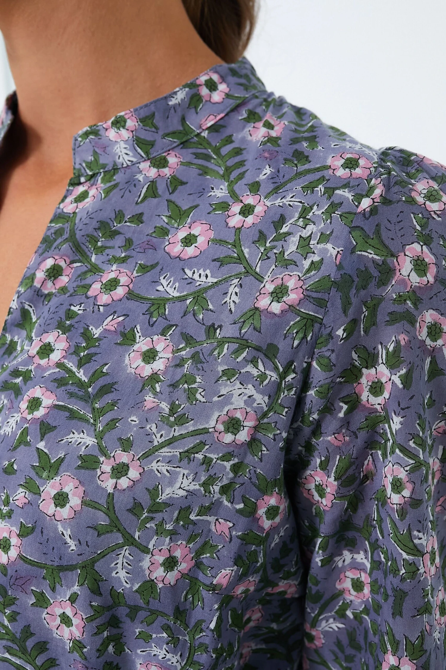 Midnight Wildflower Organic Frances Dress 3 6 Midnight Wildflower Organic Frances Dress 3 - Image 6