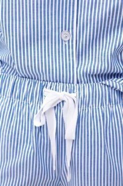 French Blue Seersucker Pajama Set -Outfit And Shoe Sales Store mNqgm2SYi0TbiLkE7CElH5arEhYdKyFH 1