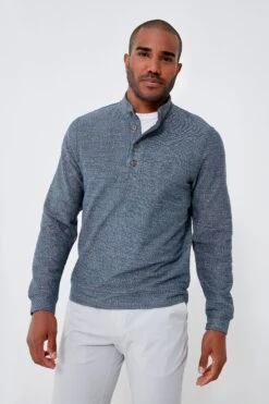 Marine Layer India Ink Clayton Knit Pullover