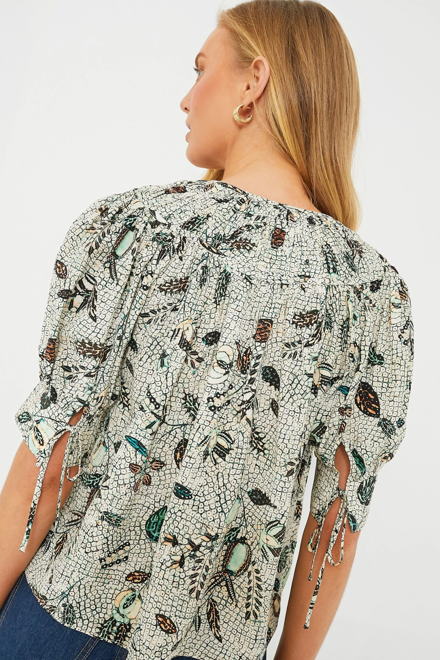 ULLA JOHNSON Botanical Mist Shea Top 5 ULLA JOHNSON Botanical Mist Shea Top - Image 5