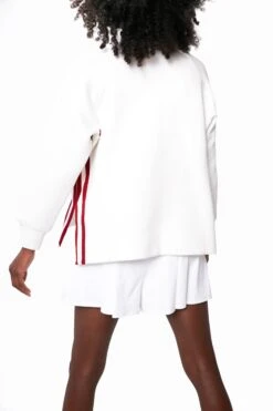 Retro Red And White Maggie Pullover -Outfit And Shoe Sales Store nMp3YRfsjEI4O74mkp2YKTVzcK4RxQho 1