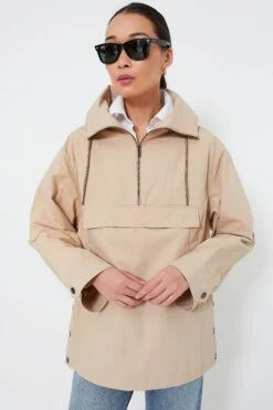 Ba&sh Beige Mike Parka