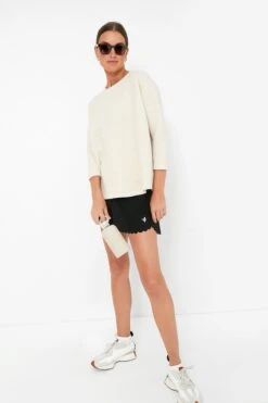 Reversible Heathered Ivory Ally Swing Sweatshirt -Outfit And Shoe Sales Store nc7YSY9zAYeOnyHJYb3BR88EHc5KLexe 1