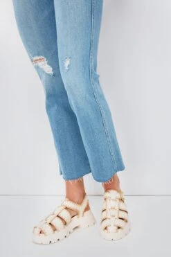 Loeffler Randall Cream Leather Talia Platform Fisherman Sandal -Outfit And Shoe Sales Store nswlxWdf8hPeqgCFk9bwZTlVK1UPcAtC 1