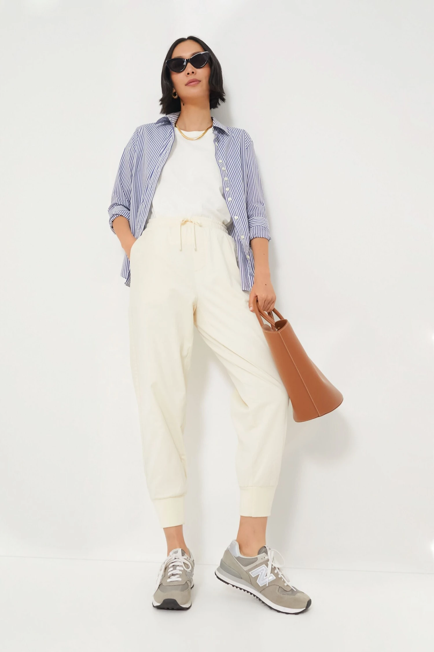 Varley Whitecap Grey Celita Pant 25 2 Varley Whitecap Grey Celita Pant 25 - Image 2