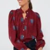 Red Burgundy Annabel Shirt