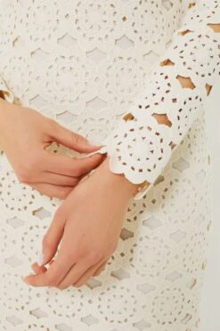 Floral Natural Crochet Marsielle Dress -Outfit And Shoe Sales Store pUtbVRiVTGgZKlzkG8RU2GR3BmSshWty 1