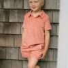 Boys Nantucket Red French Terry Short