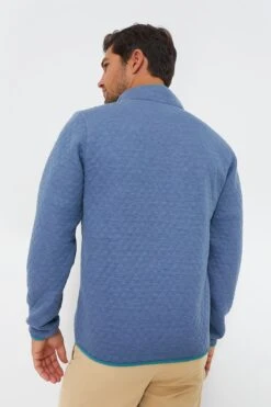 Marine Layer Blue Heather Plus Olive Corbet Reversible Pullover -Outfit And Shoe Sales Store pp8GNYJae9U10sP4tTCcImG3UDd6QJZp 1