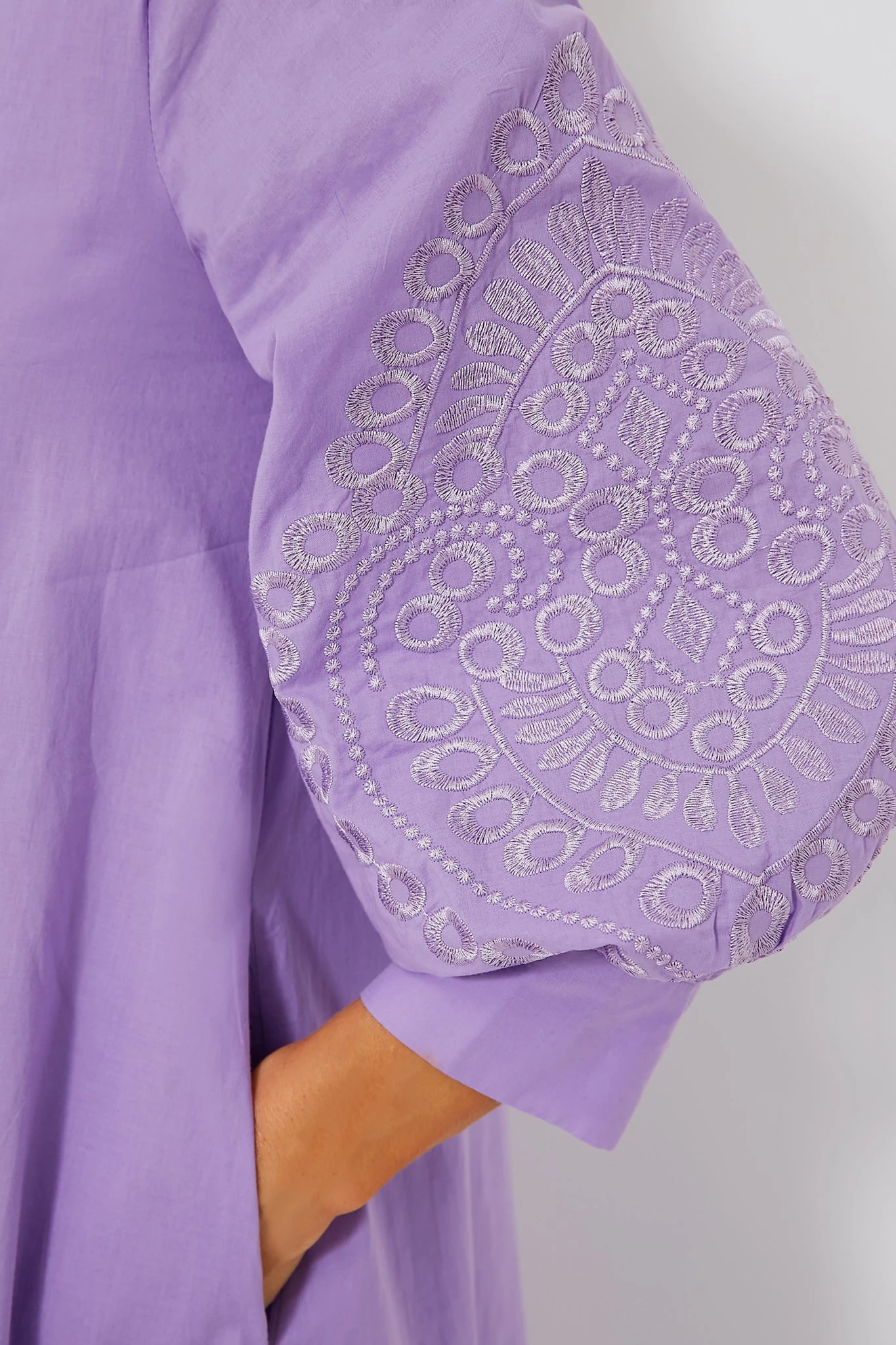 Embroidered Wisteria Caftan 6 Embroidered Wisteria Caftan - Image 6