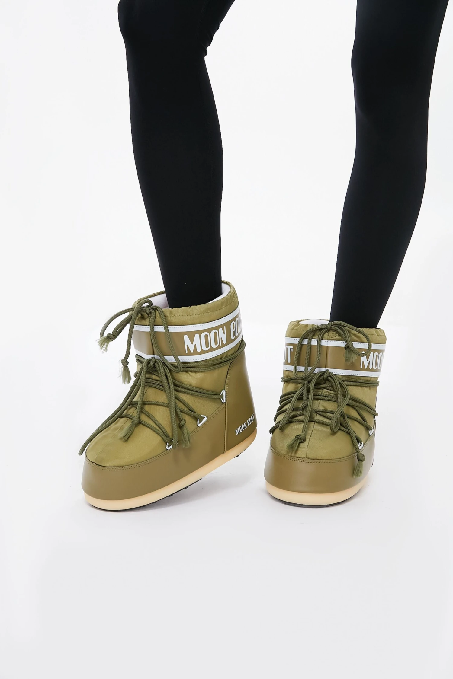 Moon Boot Khaki Icon Low Nylon 2 Moon Boot Khaki Icon Low Nylon - Image 2