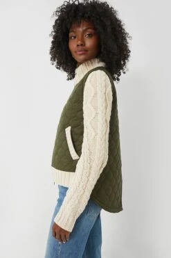 Veronica Beard Army And Oatmeal Patra Mixed Media Jacket -Outfit And Shoe Sales Store pvko0gxxuJluE1Q8KFJvLpqLEJw77Mxu 1