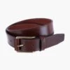 Brown Wyatt 34mm Genuine Leather Casual Jean Belt